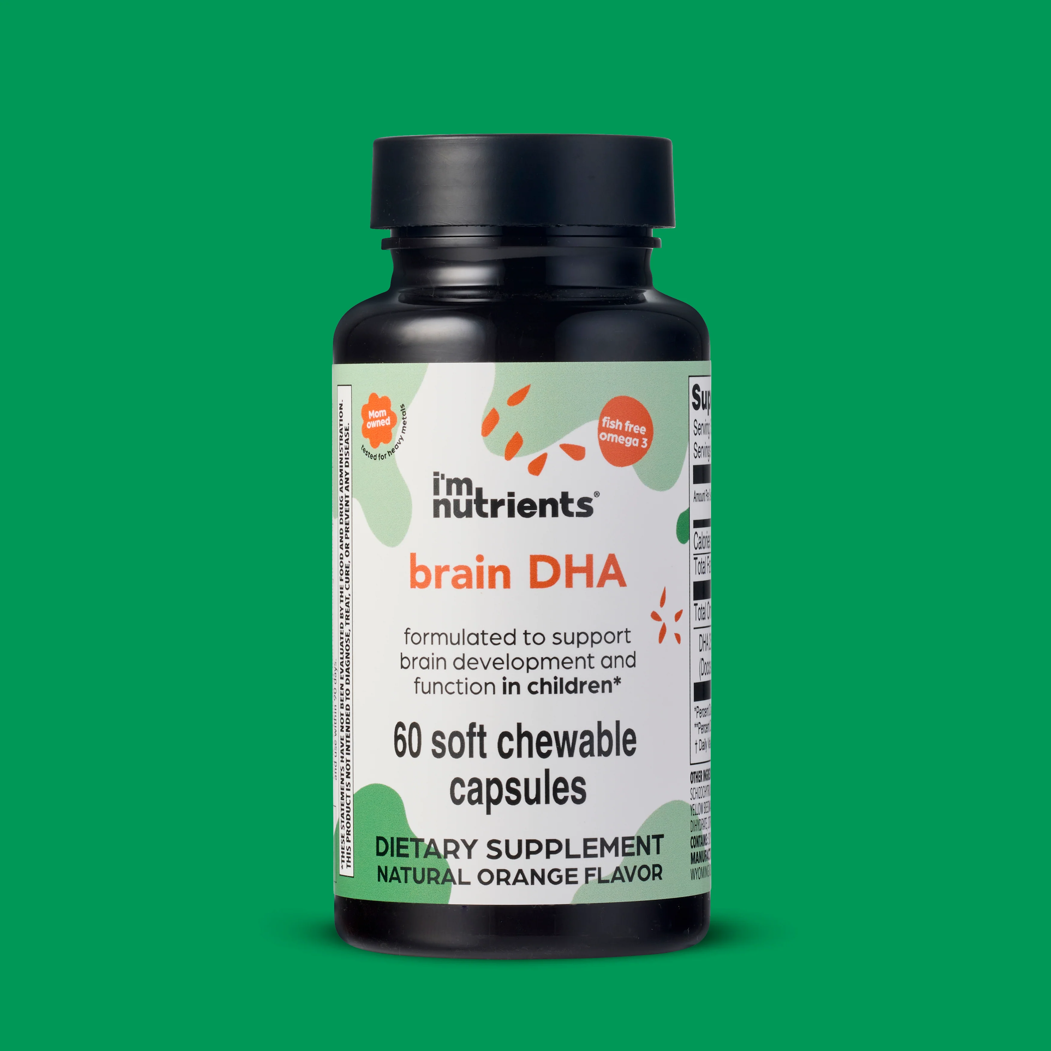 Brain DHA | Children's Algae DHA & Omega 3 Supplement - Image 3