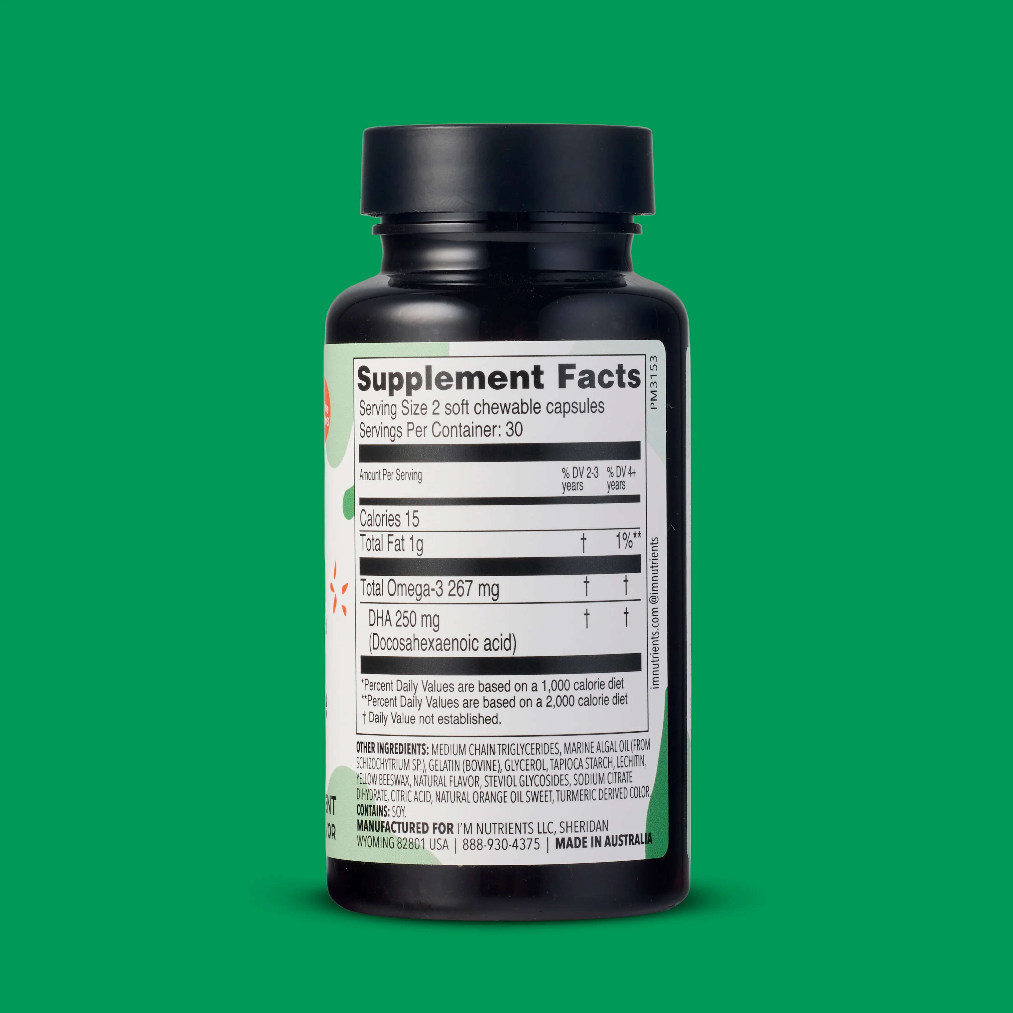Brain DHA | Children's Algae DHA & Omega 3 Supplement - Image 4