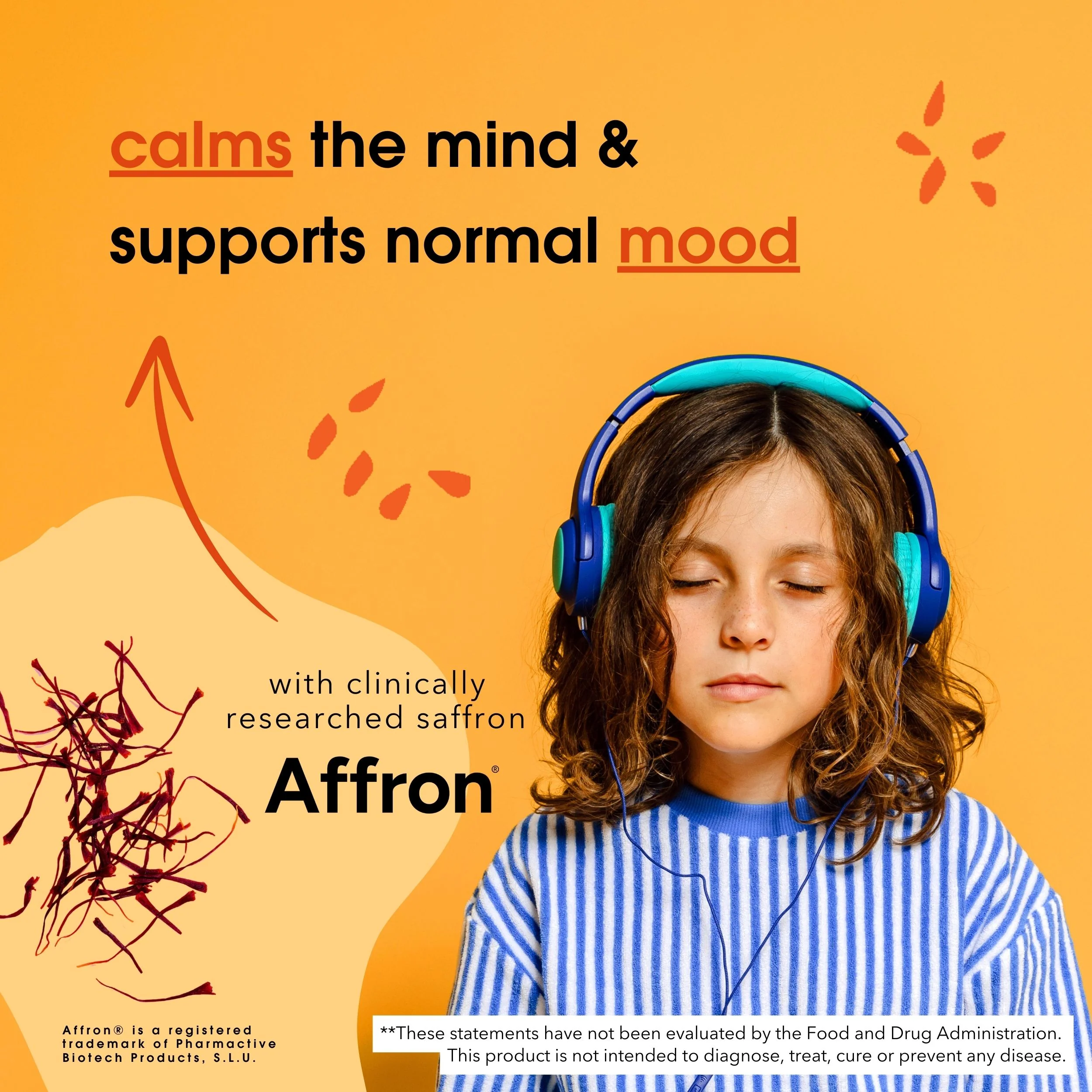 Calm Mind, Children's Chewable Supplement with Magnesium, Saffron, Zinc and Vitamin B6 - Image 7