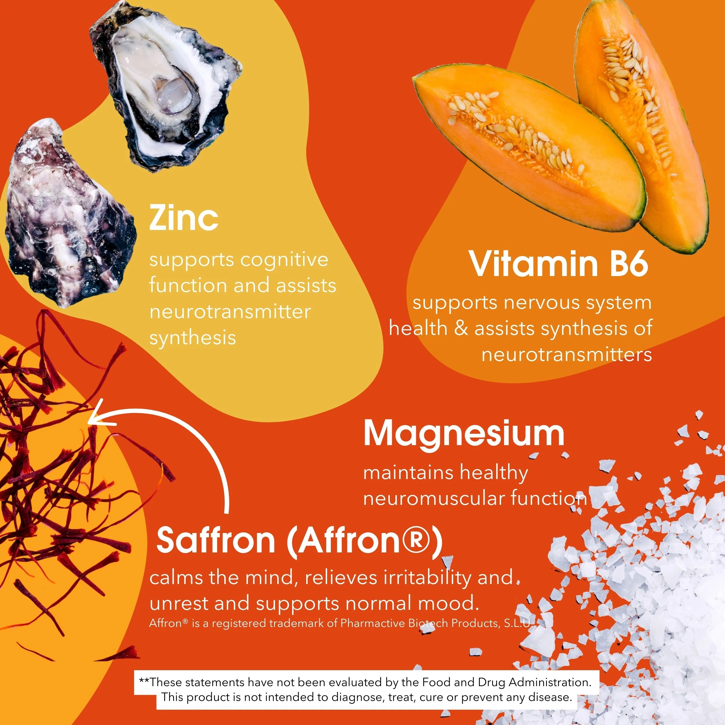 Calm Mind, Children's Chewable Supplement with Magnesium, Saffron, Zinc and Vitamin B6 - Image 9