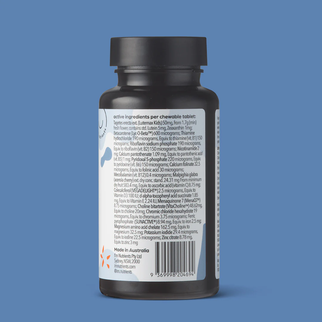 Fussy Essentials Multivitamin Supplement for kids 30 & 60 chewable tablets - Image 4
