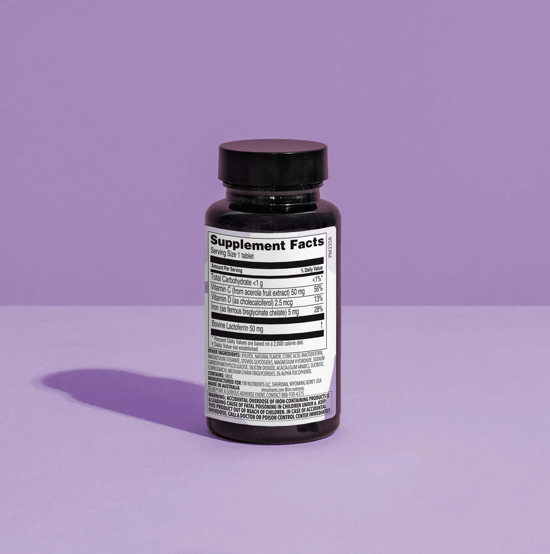 Iron Immunity, Children's Chewable Iron Supplement with Vitamin C and D - Image 5